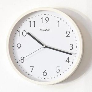 12 Inch Non Ticking Wall Clock Modern Home & Office Décor